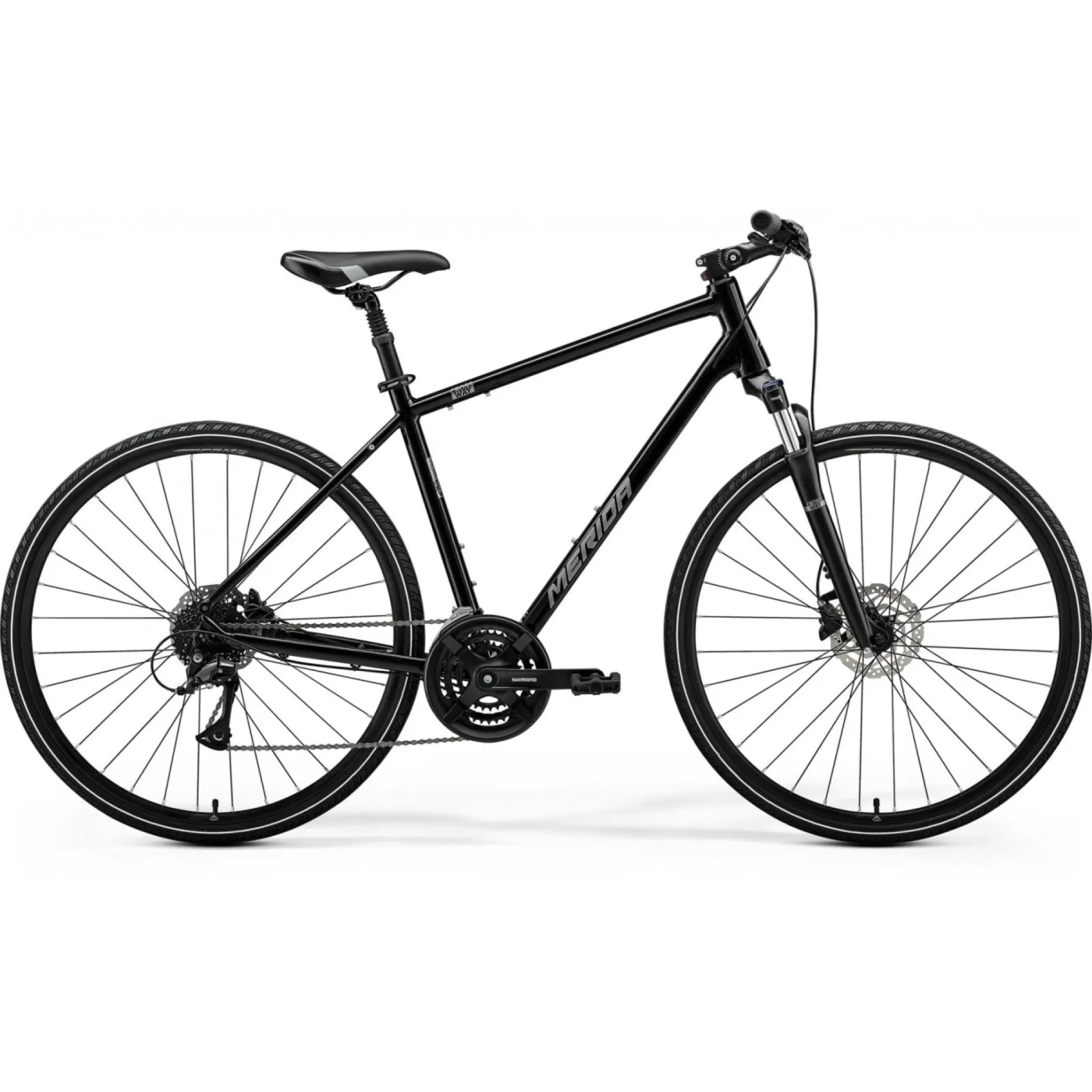 Merida Crossway 20, Herre (Black/Silver)