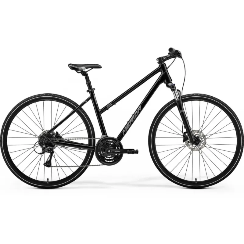 Merida Crossway 20, Dame (Black/Silver)