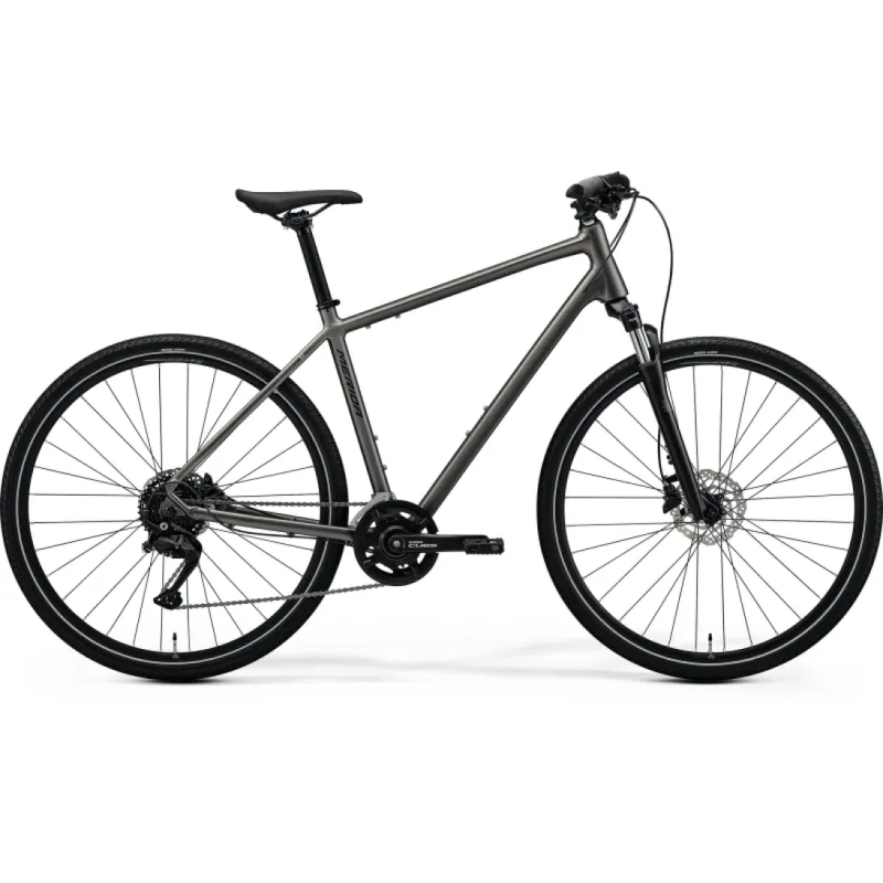 Merida Crossway 100 (Silk Warm Slate Grey/ Black)