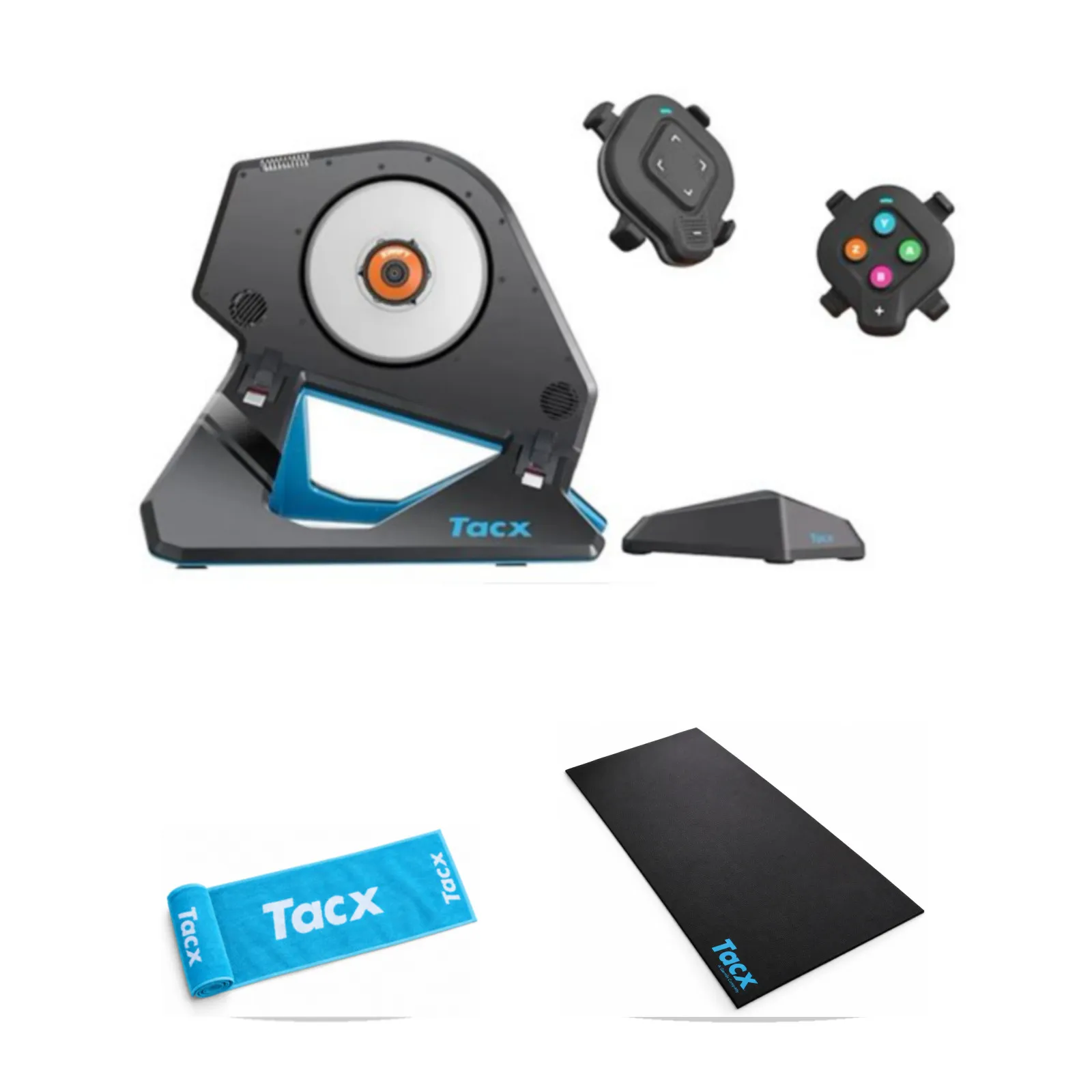 Rullepakke: Tacx NEO 2T med Rullematte og Gratis Håndkle